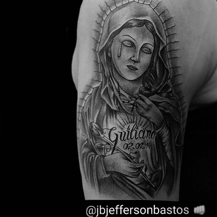Santa Maria Tattoo Jb Und La Tortura Tattoo Jeffersonbastos