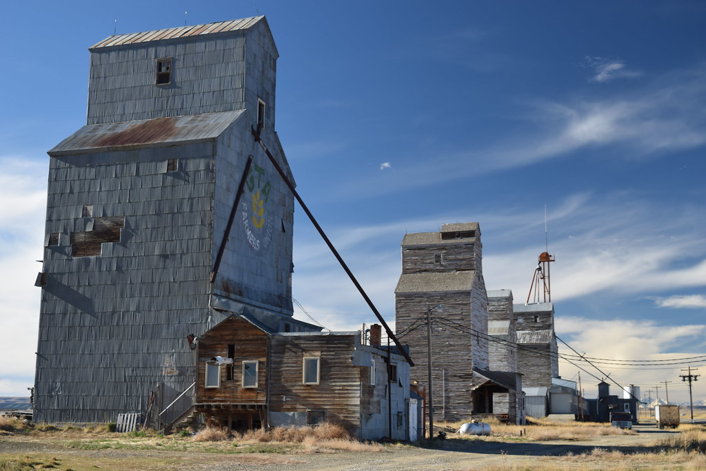 Rapelje Grain Elevators Jeffrey Barber Flickr