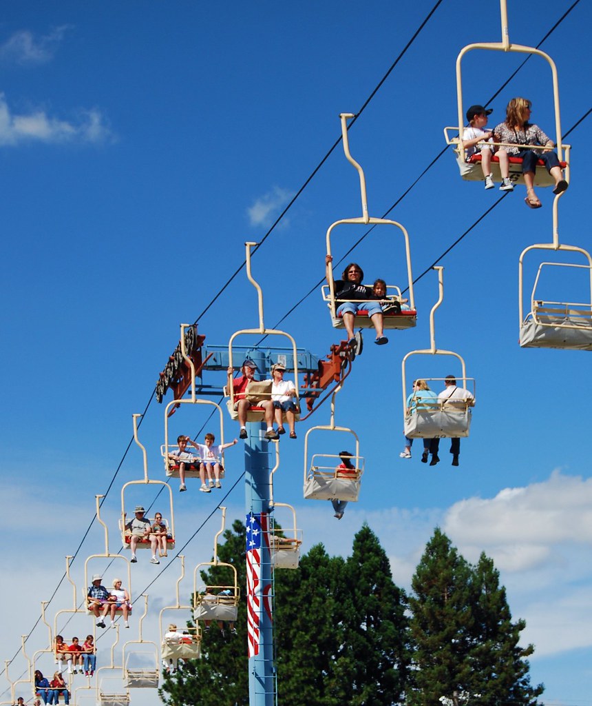 High Way To Travel Chair lift at Oregon State Fair in Sale… Karen