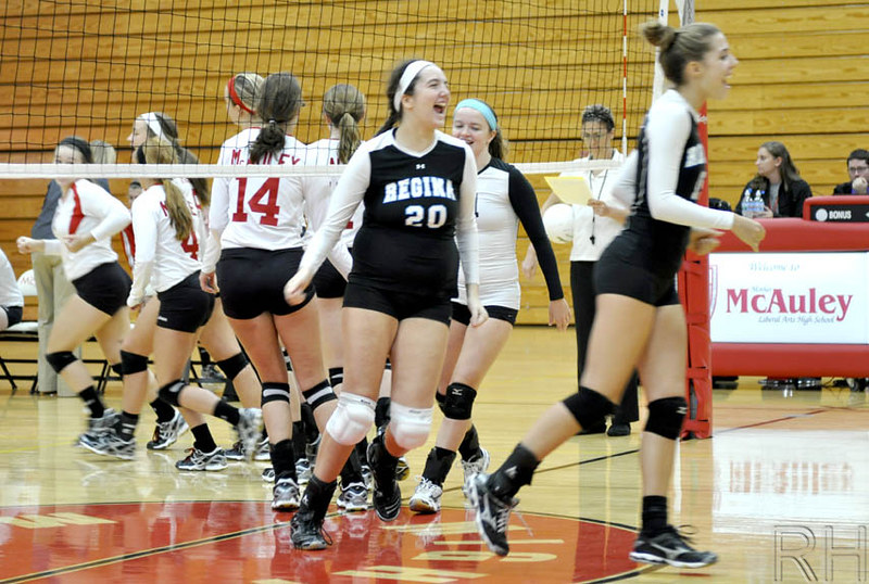Regina vs McAuley Volleyball Flickr