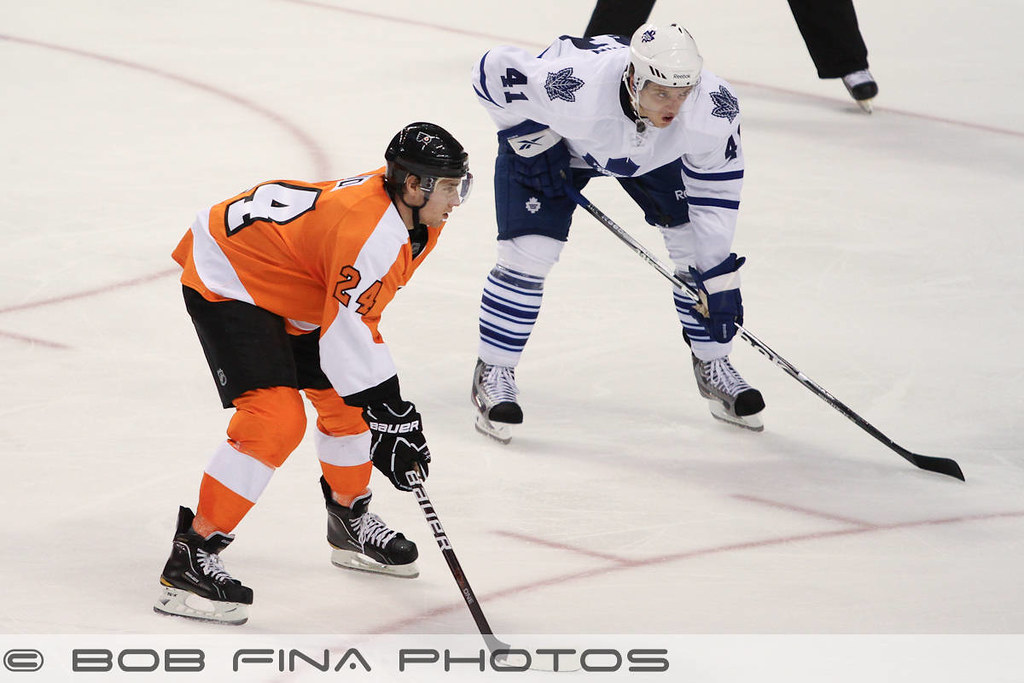 Matt Read 24 of the Philadelphai Flyers and Nikolai Kulem… Flickr