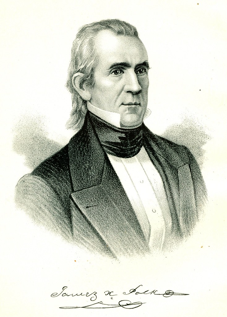 James K. Polk Image from Portrait and Biographical Album o… Flickr