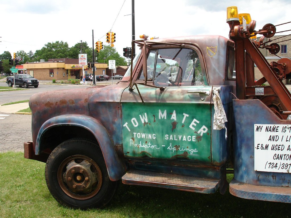 Tow Mater Tow Truck Tow Truck from Canton, Michigan JimG1948 Flickr