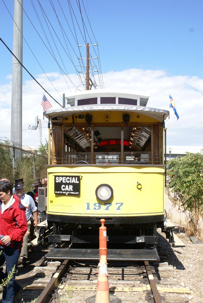 Light Rail of a Different Sort Denver Trolly leaves from… Flickr