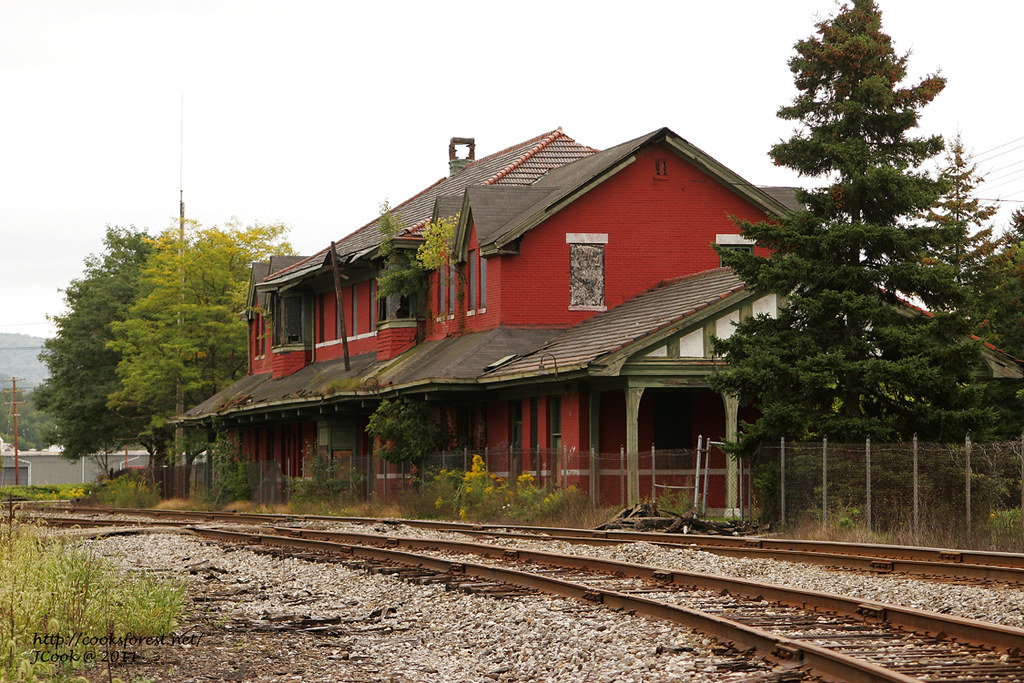 Erie Railroad Erie RR Station in Salamanca, NY built in 19… Flickr