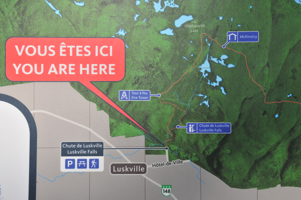 Luskville Falls Map The start of the Luskville Falls Trail… Flickr