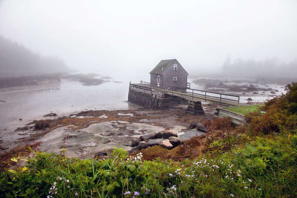 'Lobster Village,' United States, Maine, Deer Isle, Stonington a