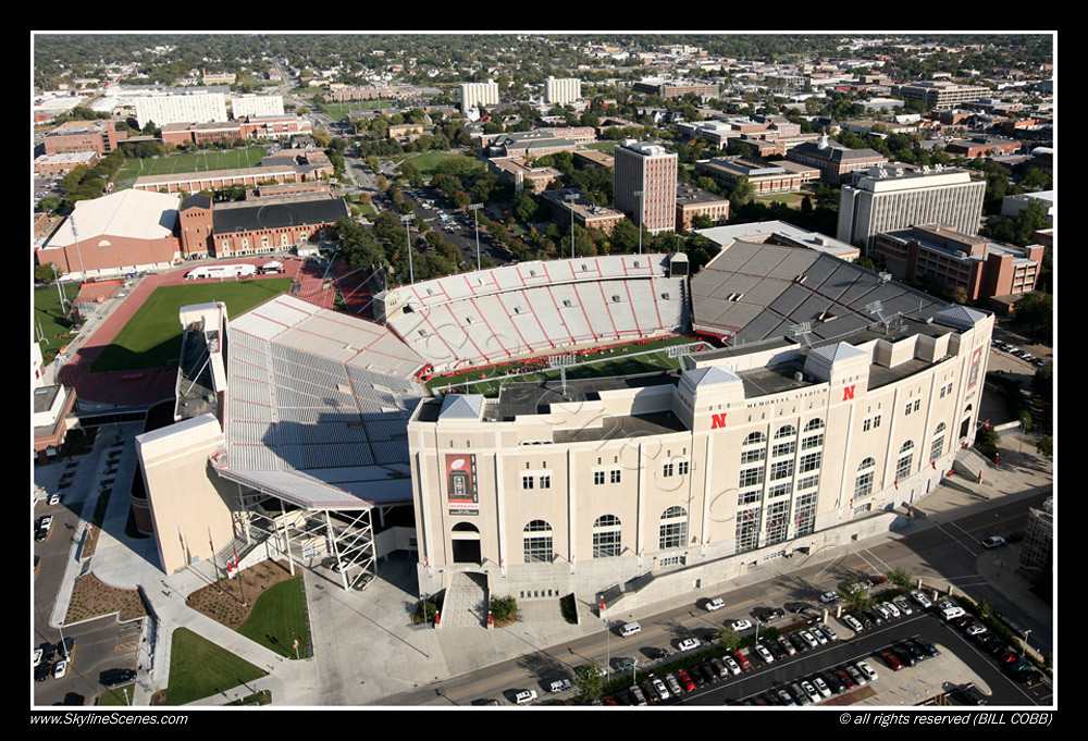 Nebraska Cornhuskers Stadium, Lincoln Aerial of Nebraska C… Flickr