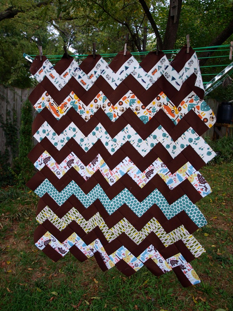 Organic Zig Zag Quilt Kristal Evens Flickr
