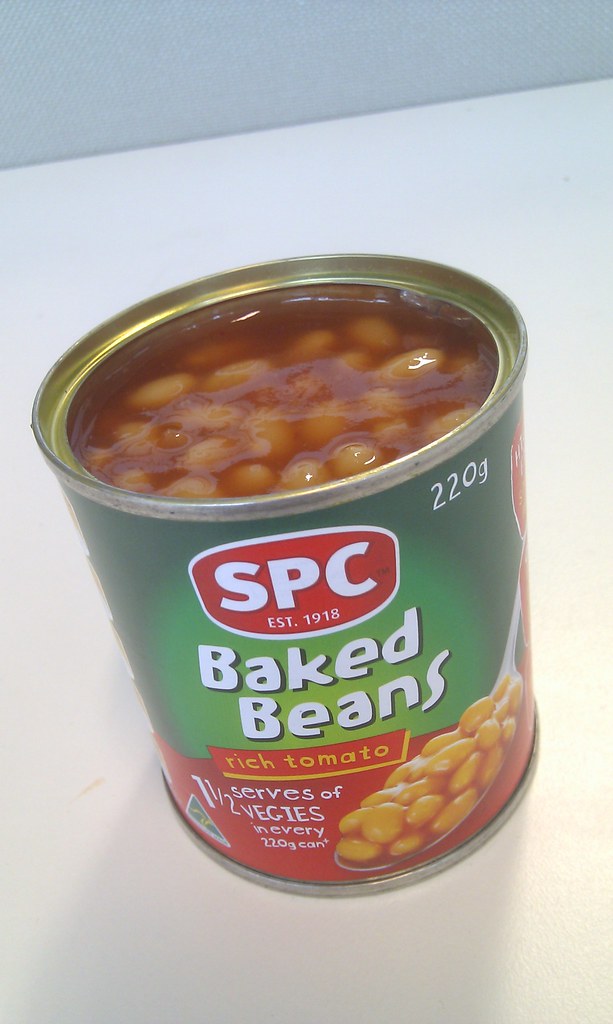 SPC Baked Beans 220g Hifibre, moderate sodium, midmornin… Flickr