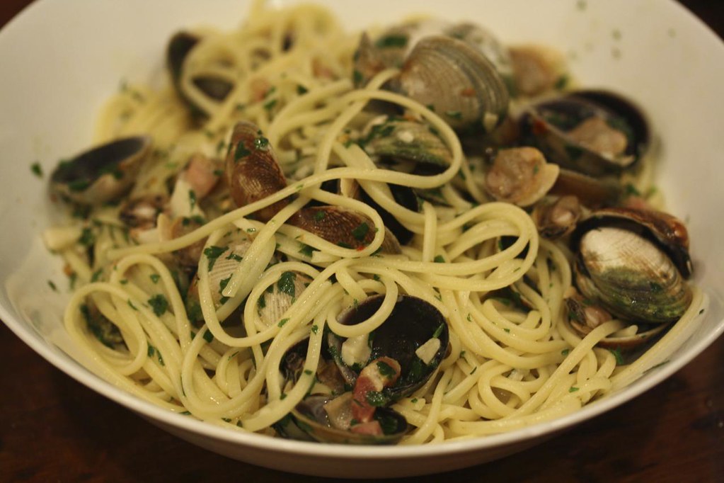 Linguine with Cockles david schiller Flickr