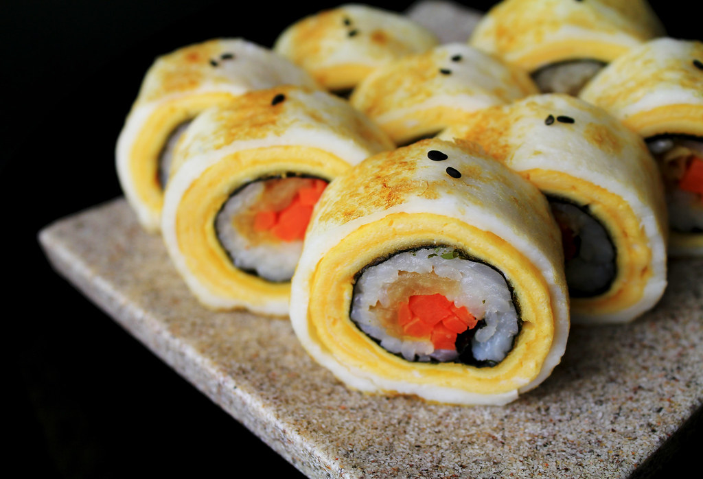 Kimchi Egg rolls Chloe Lim Flickr
