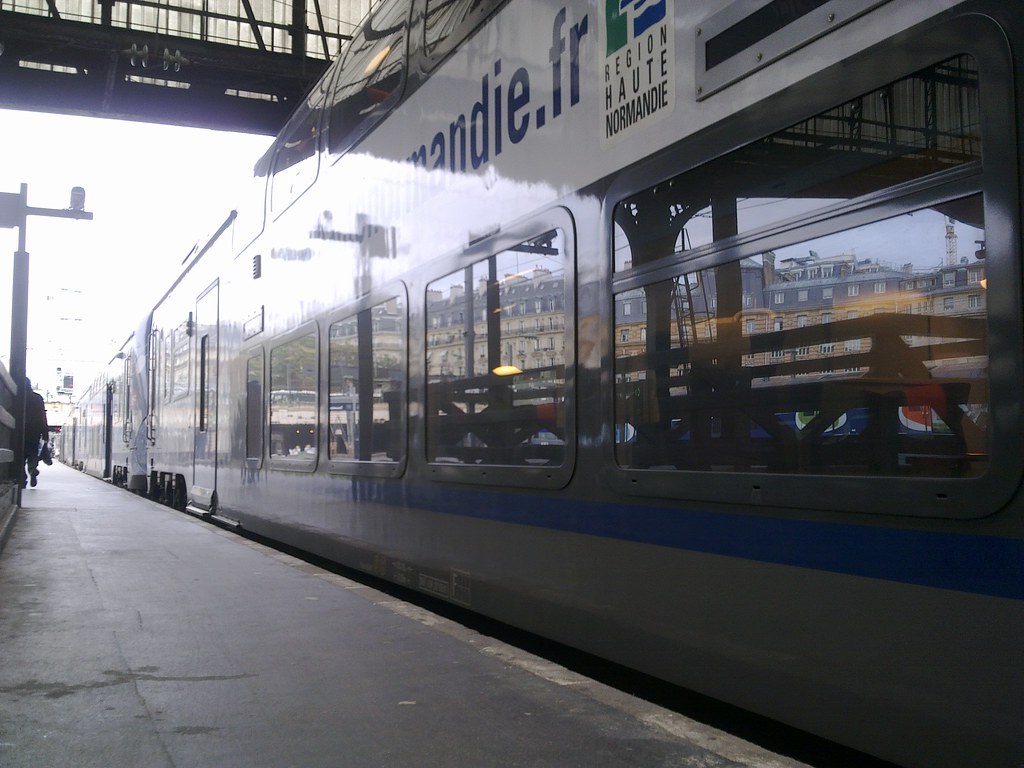 The super modern regional train from Paris to Le Havre Flickr