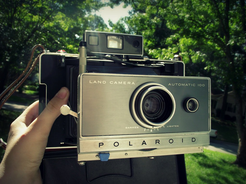 Polaroid Land Camera Automatic 100 For all My Flickr Frien… Flickr