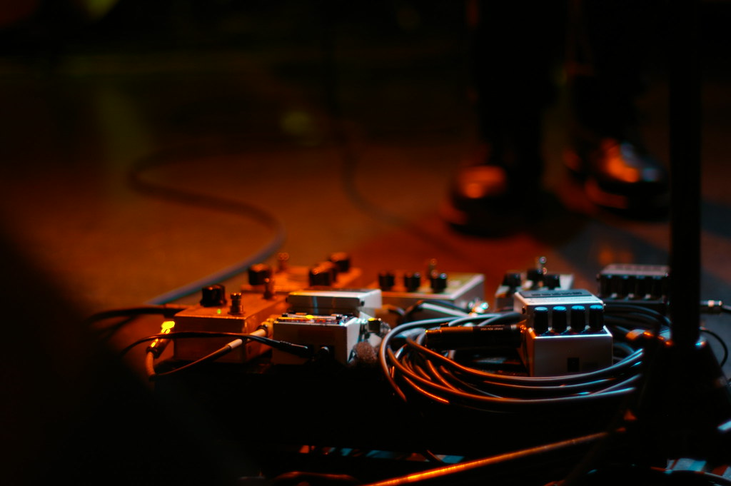 Cymbals Eat Guitar(s) pedals Cymbals Eat Guitars live at B… Flickr