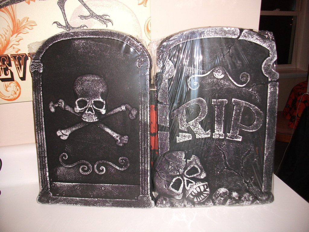 Fake Headstones Styrofoam headstones. I have 2 Natalie sena Flickr