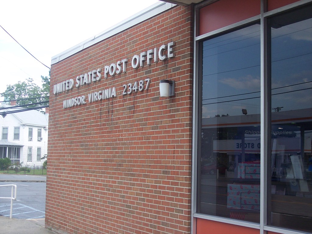 United States Post Office; Windsor VA 23487; 8/12, 2011 Flickr