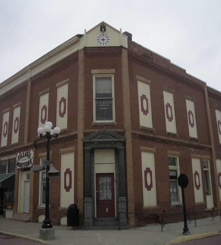 (Former) Farmers National Bank & once Hospital Aurelia, … Flickr