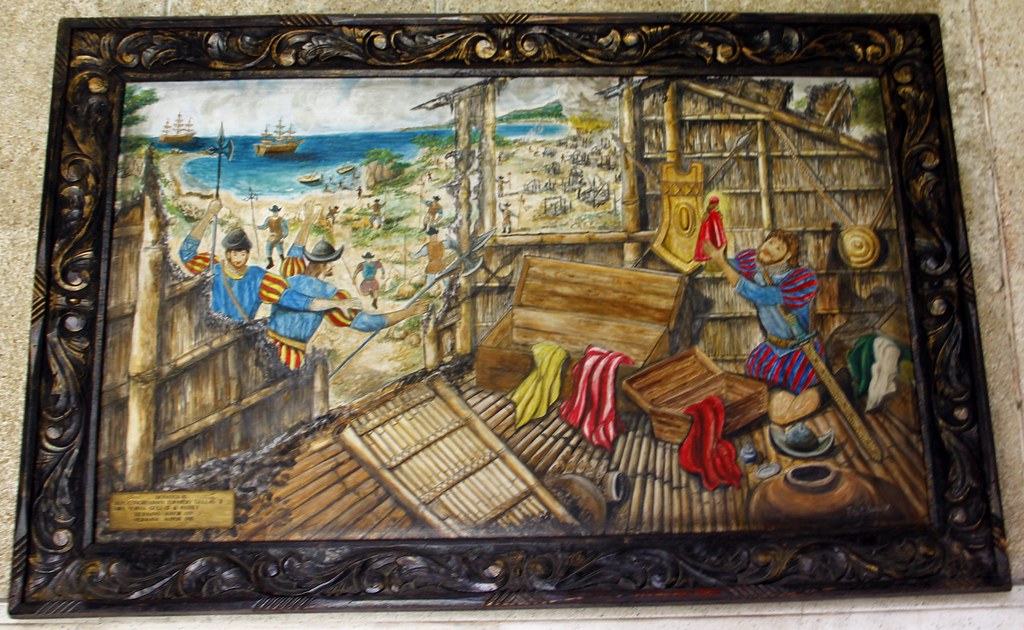 August 2011 ( Cebu ) a painting depicting the discover… Flickr