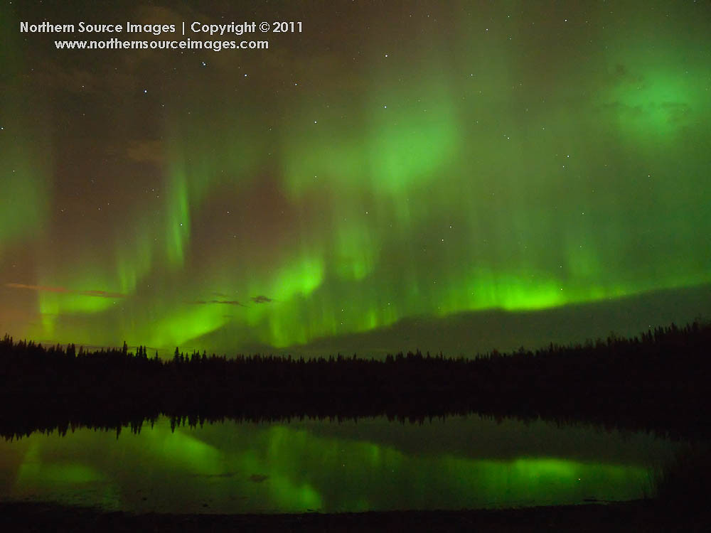 Aurora over Eielson Lakes Copyright northern source images… Flickr