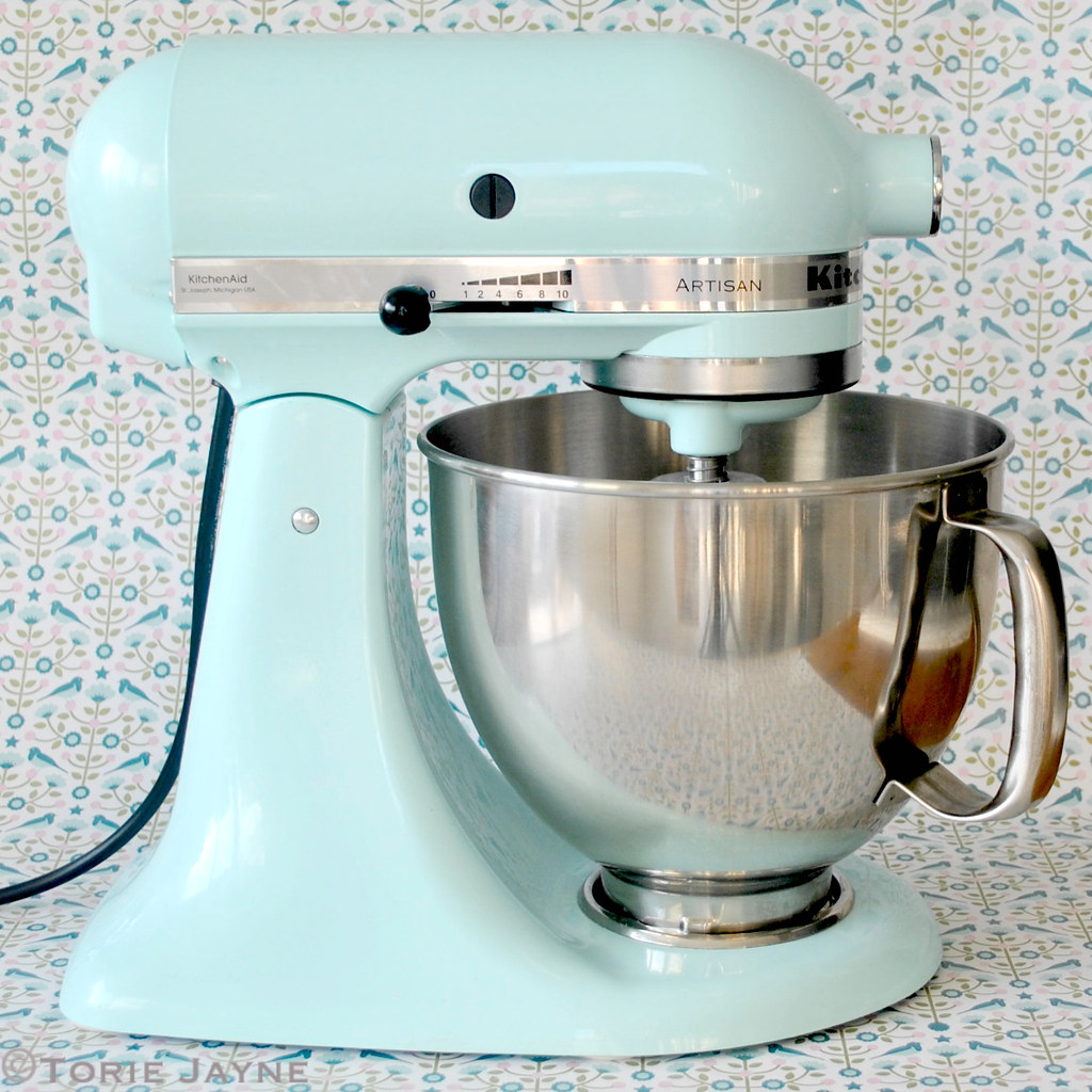 Kitchen Aid in duck egg blue Blogged at Torie Bl… Flickr