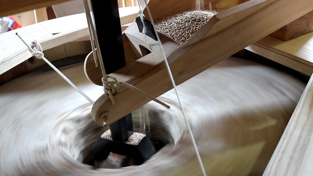 Holgate milling grain! (1) Holgate Windmill, York, has b… Flickr