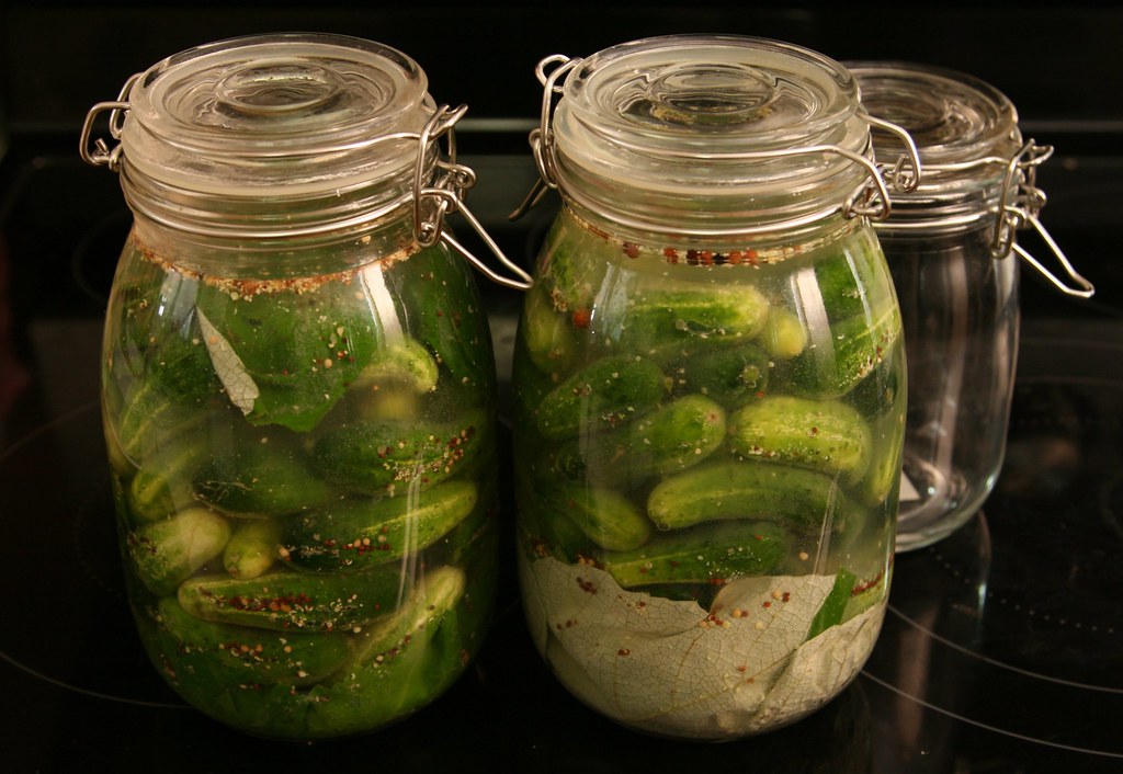 Homemade organic lactofermented pickles Organic local pic… Flickr