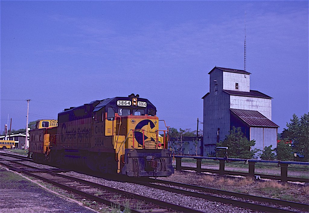 C&O GP38 3864, Ottawa, IL The Marseilles job sits in front… Flickr