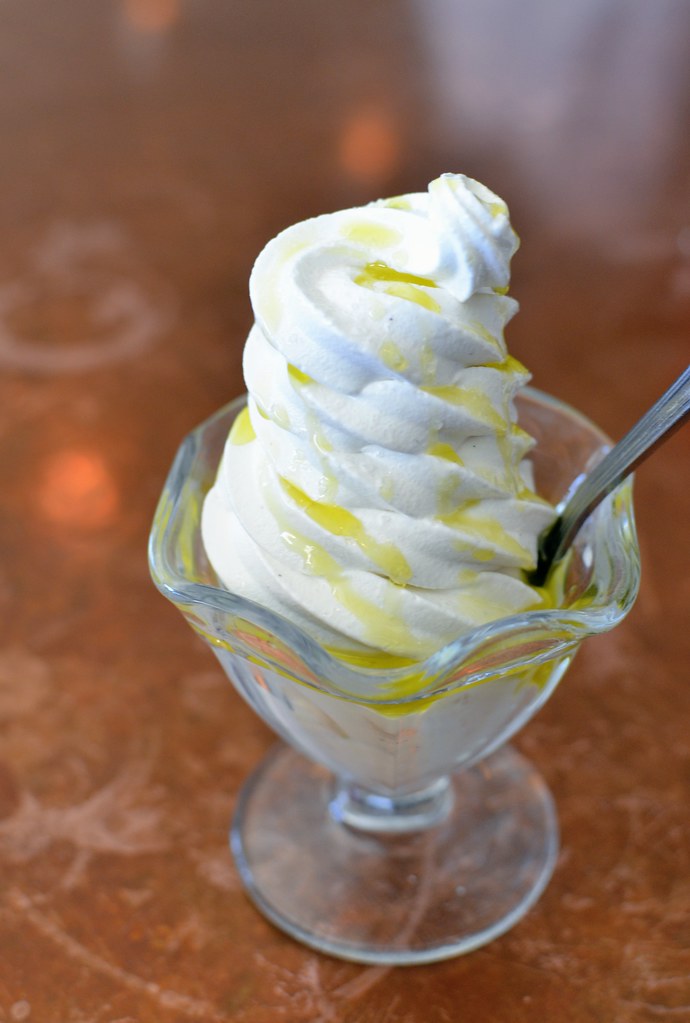 Olive Oil & Sea Salt Delicious vanilla bean soft serve ice… Flickr