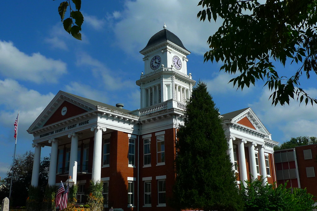 Jonesborough Courthouse, Jonesborough, TN DM Flickr