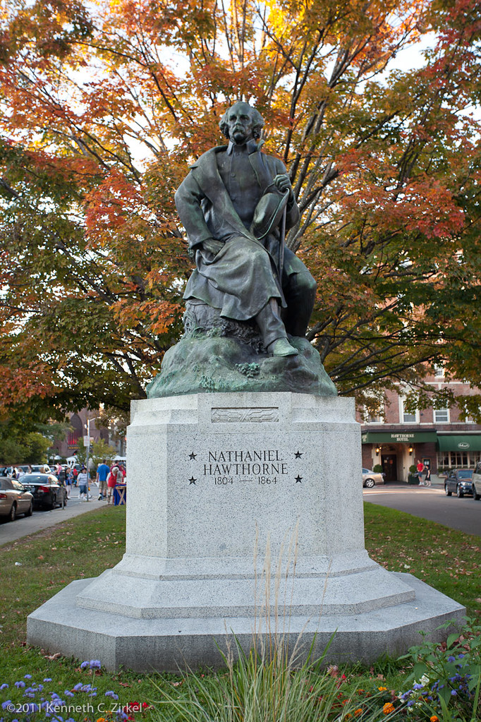 Nathaniel Hawthorne, 18041864 Statue in Salem, MA. Ken Zirkel Flickr