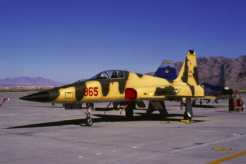 730865 F5E. 57 FWW. Nellis AFB, Nevada. TAC, oct. 1978. … Flickr