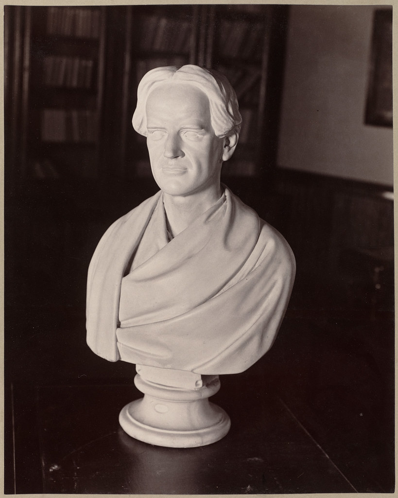 Bust of Horace Mann. File name 08_02_005642 Box label Bo… Flickr