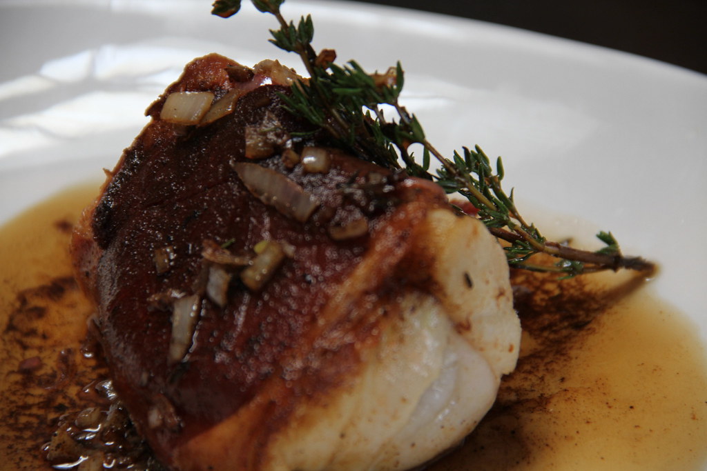 Prosciuttowrapped Monkfish at Brandl. Restaurant 732.280.… Flickr
