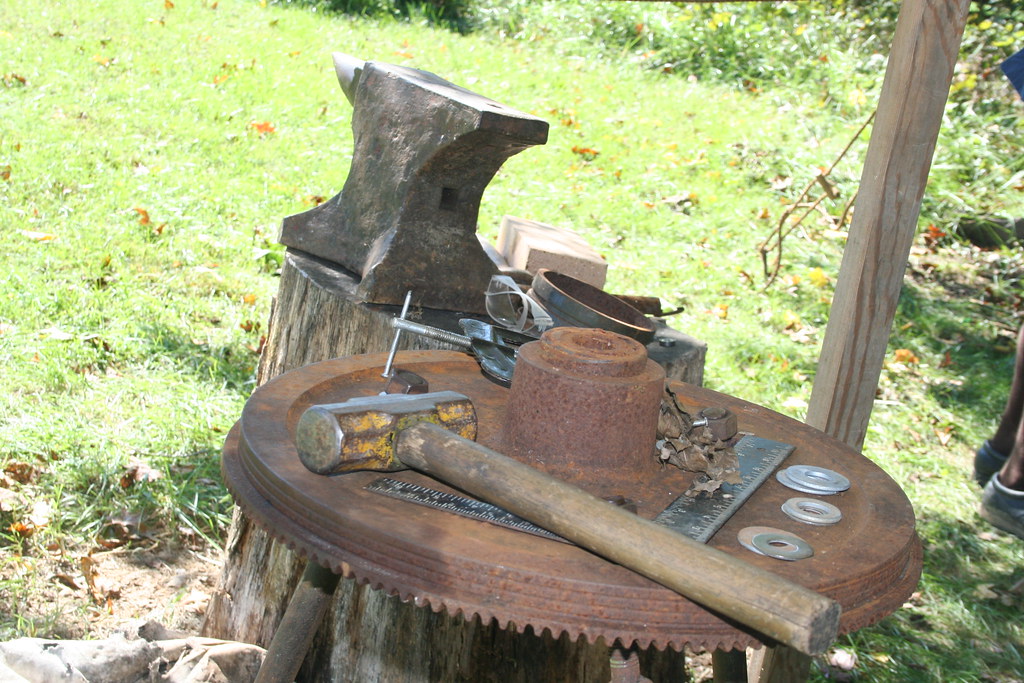 Blacksmithing tools Accokeek Foundation Flickr