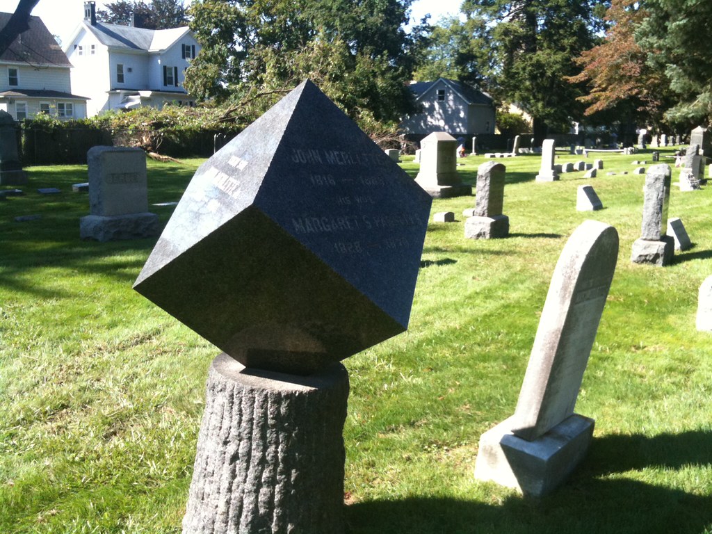 Bound Brook Cemetery Cube Headstone Paulo O Flickr