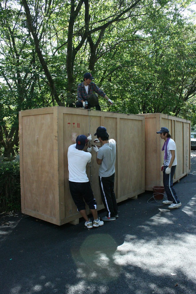 buddha boxes 2 of 16 crates containing the aluminum buddha… Flickr