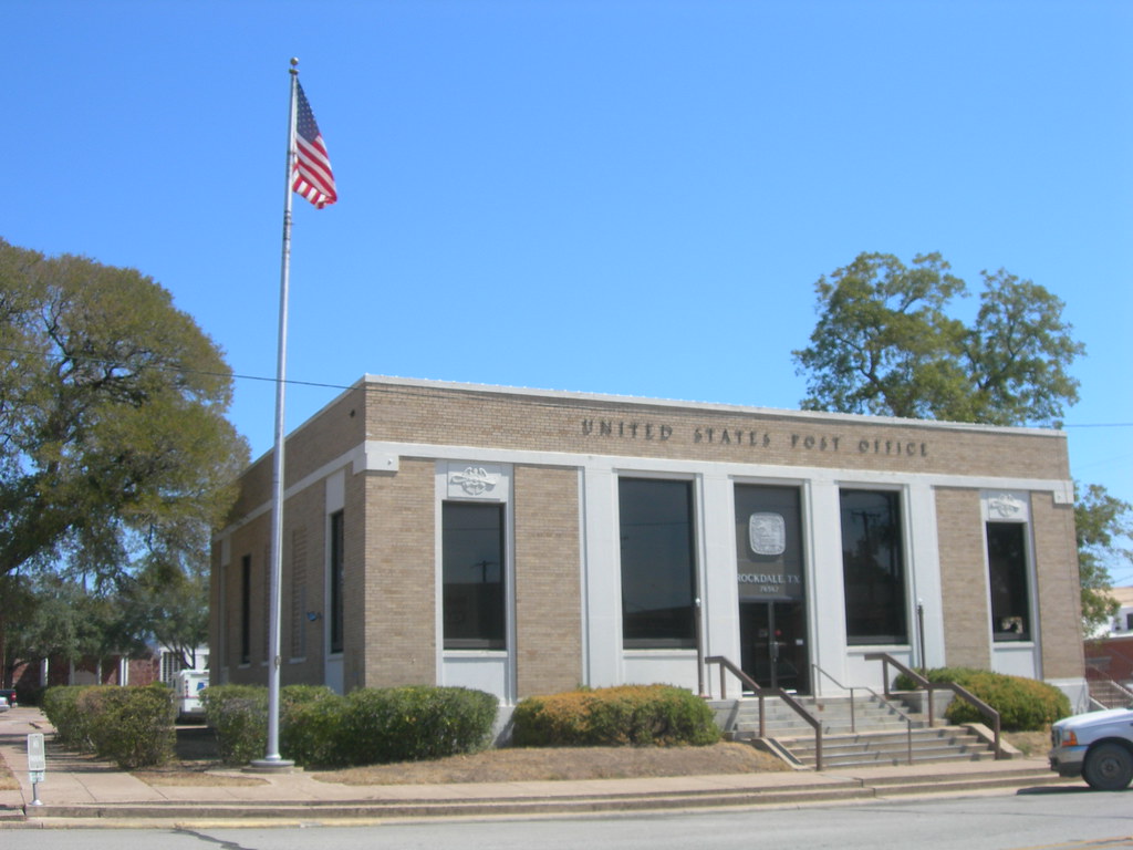 Rockdale, Texas 76567 Constructed in 1938. New Deal mural… Flickr