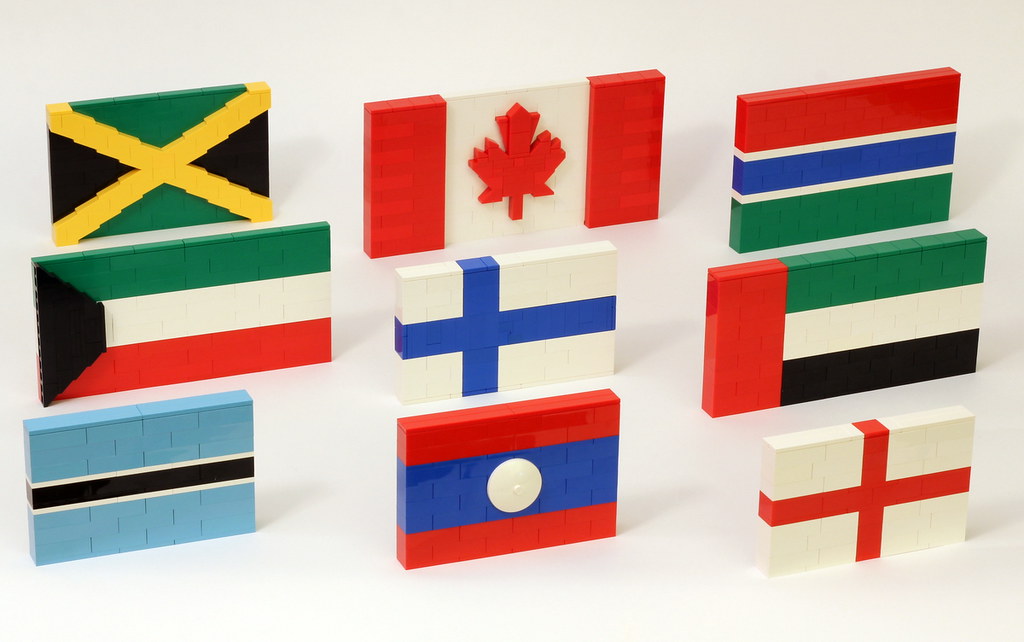 Flags of the World Set 1 LEGO Flags of the World. How ma… Flickr