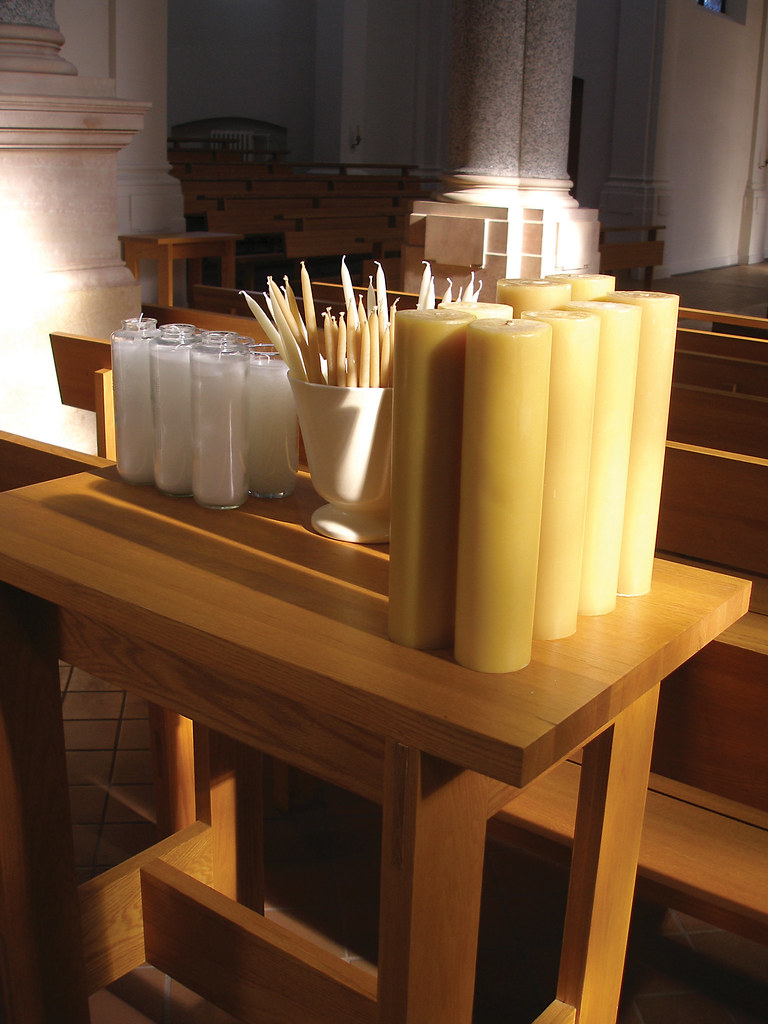 Beeswax candles from the Sisters of the Order of St. Bened… Flickr