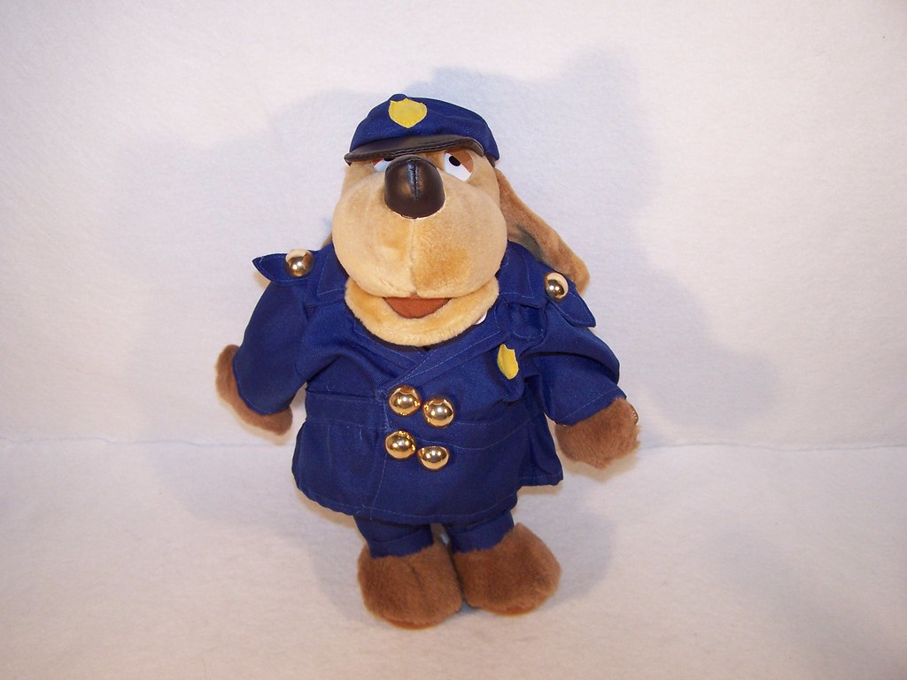 Vtg 1987 Touchables Commonwealth police dog plush toy Flickr