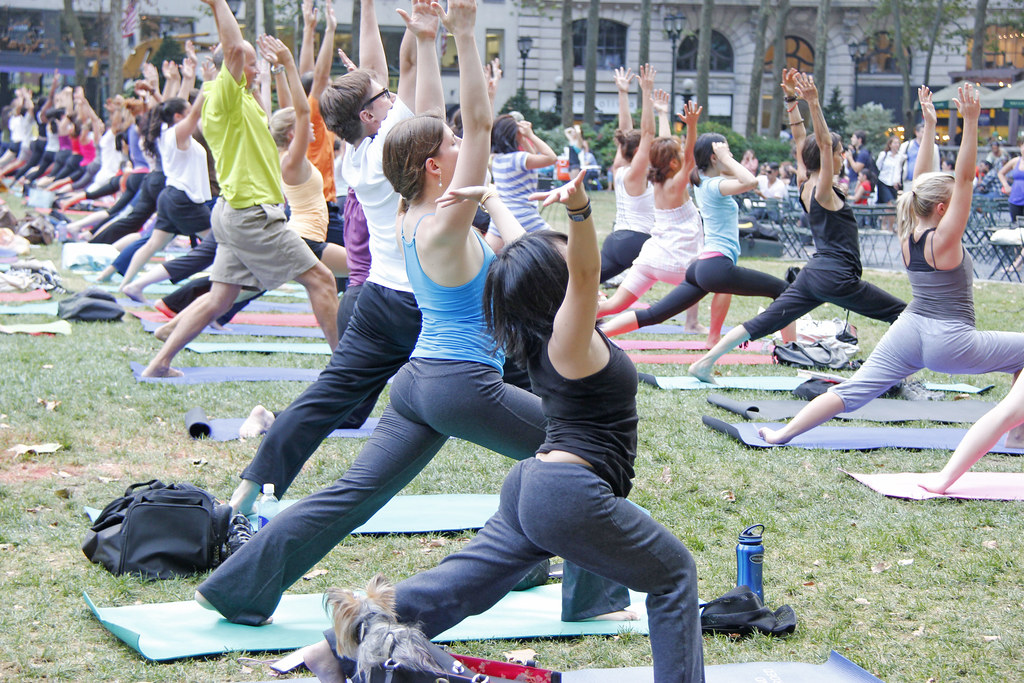 Bryant Park Yoga/New York City Picture Of People Taken A F… Flickr