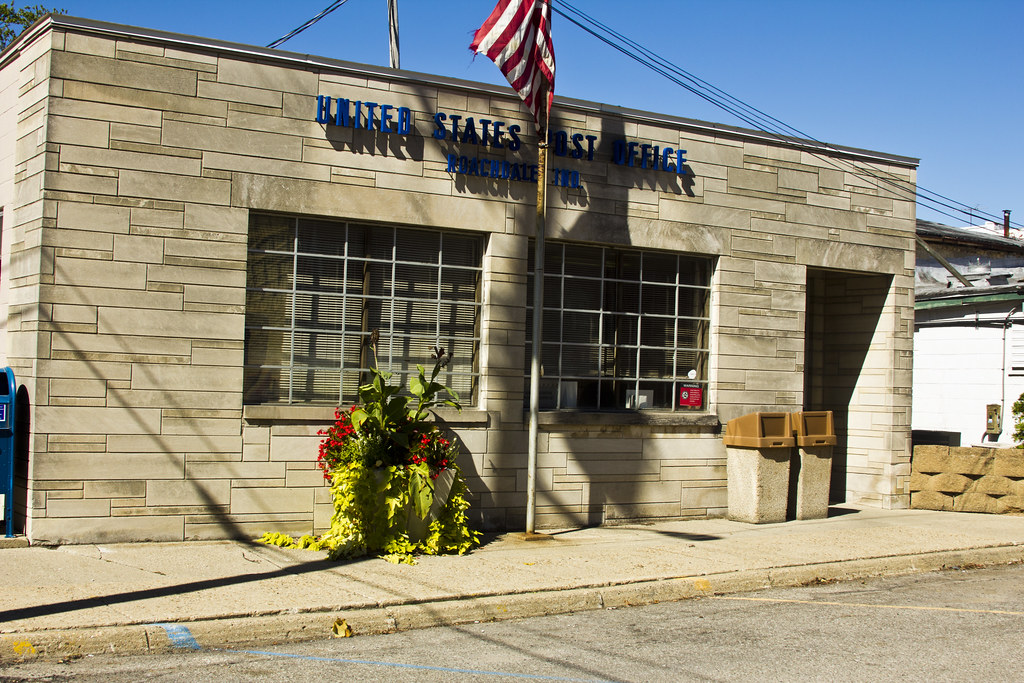 US Post Office Roachdale, IN Bill Flickr