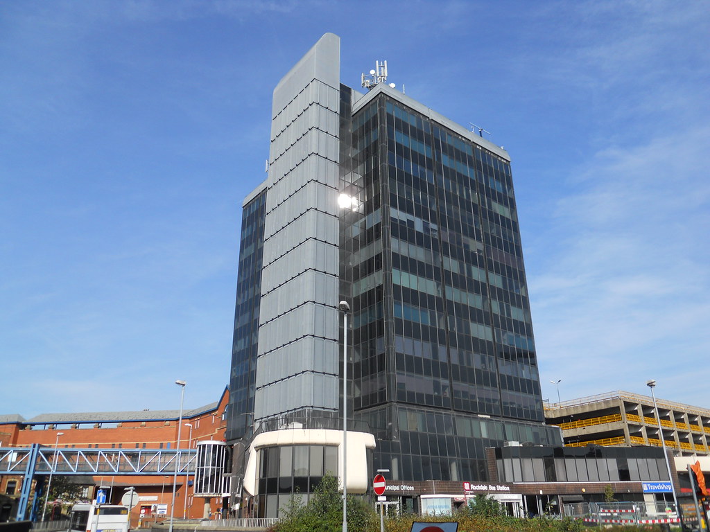 Muncipial Offices, Rochdale Taken yesterday afternoon (Sat… Flickr