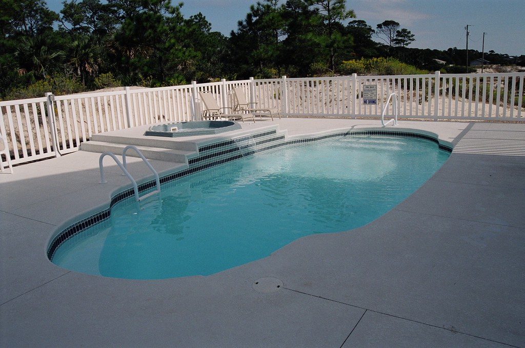 Blue Hawaiian Fiberglass Pools Bayshore Model Inground Swimming Pool