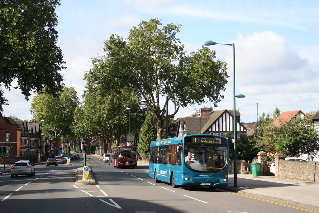 Derby Road Nottingham Heading towards Nottingham along lea… Flickr