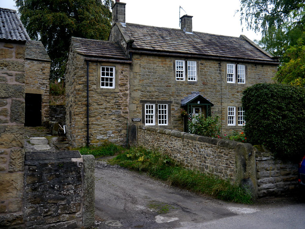 Eyam cottages 1 The houses in the village are built of l… Flickr