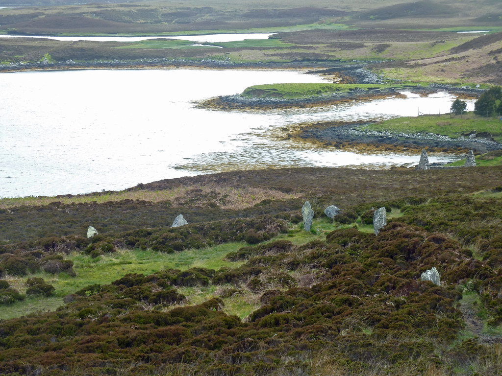 Standing stones North Uist Heather Birch Flickr