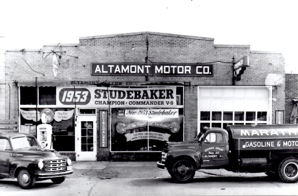 Altamont Motor Co., Studebaker, Altamont, Illinois, 1953 Flickr
