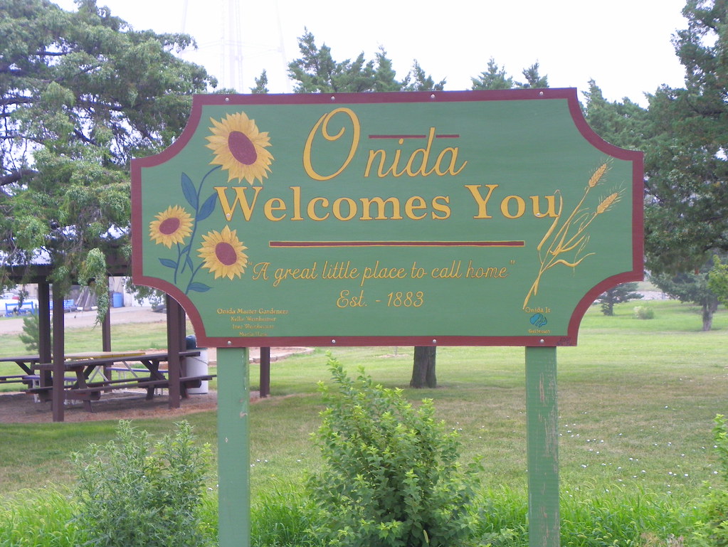 Onida Sign Onida, Sully County, South Dakota J. Stephen